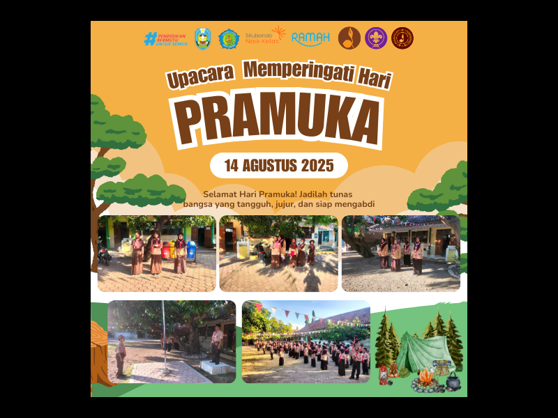 UPACARA MEMPERINGATI HARI PRAMUKA KE-64 Tahun